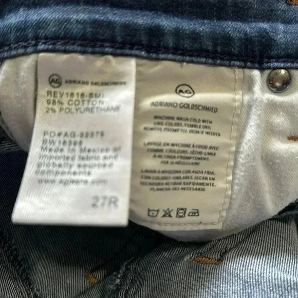 AG Adriano Goldschmied Harper essential Straight jeans size 27 - Picture 6 of 8